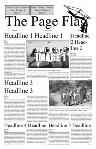 free newspaper indesign template