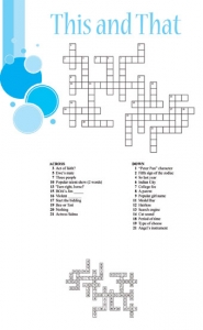 Crossword Puzzle # 11