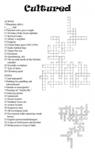Crossword Puzzle # 14