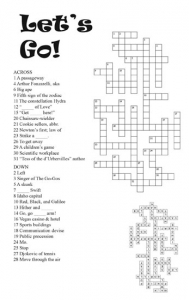 Crossword Puzzle # 18