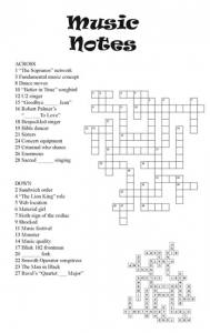 Crossword Puzzle # 19