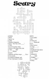 Crossword Puzzle # 21
