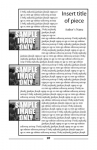 InDesign Boooklet Template # 3