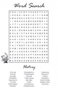 Word Search # 8